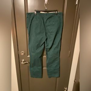 MERONA - 36 W x 30 L forest green pants, 100% cotton